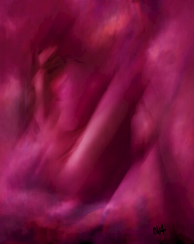 Immersed Maroon by Don Van Amerongen, Digital for Sale on Singulart