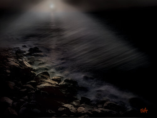 Nocturnal Shore par Don Van Amerongen, Photographie en vente sur Singulart