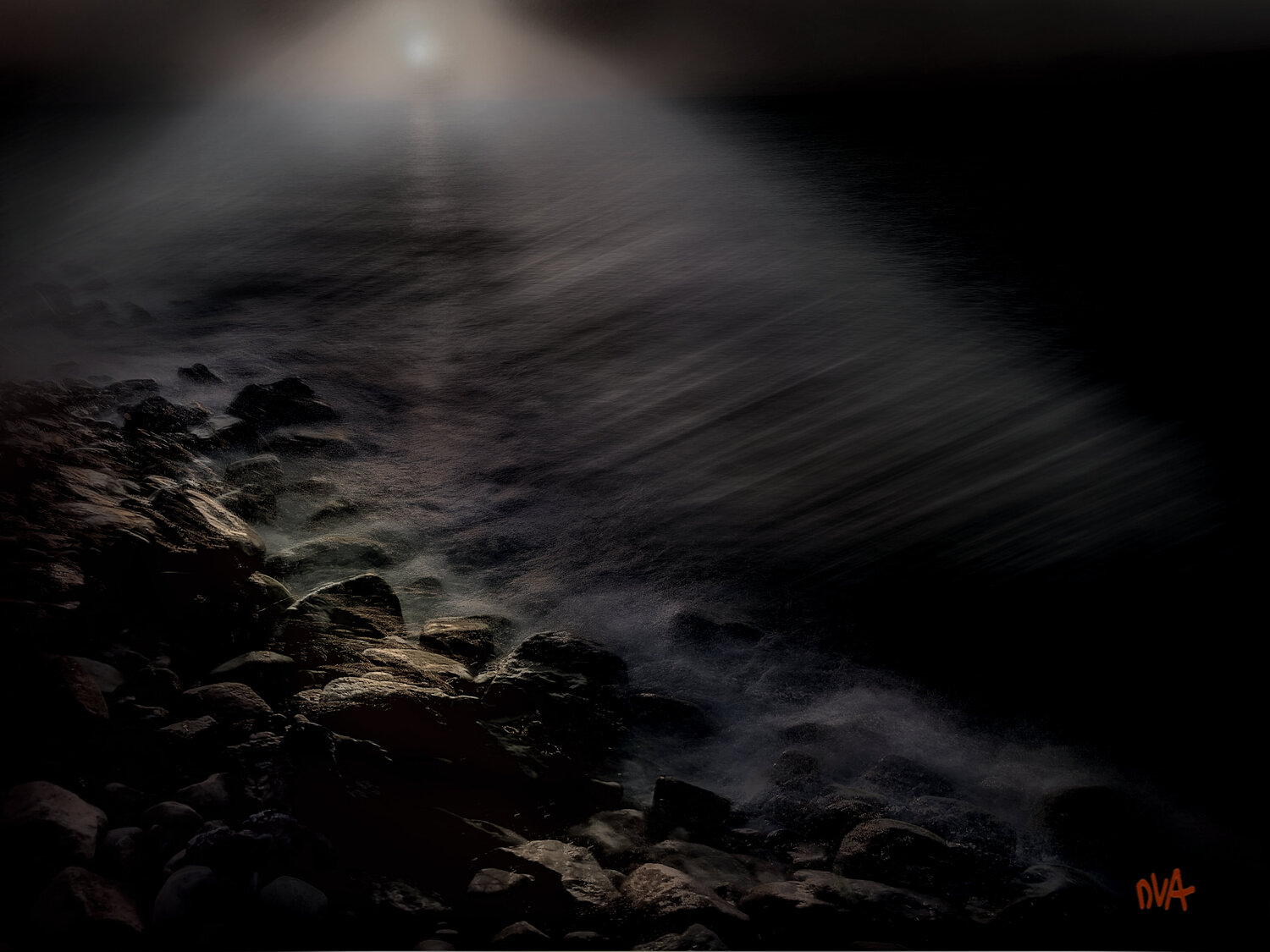 Nocturnal Shore Don Van Amerongen Fotografía en venta