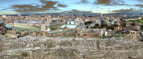 Rome City-Portrait di Nissim Men, Fotografia in vendita su Singulart
