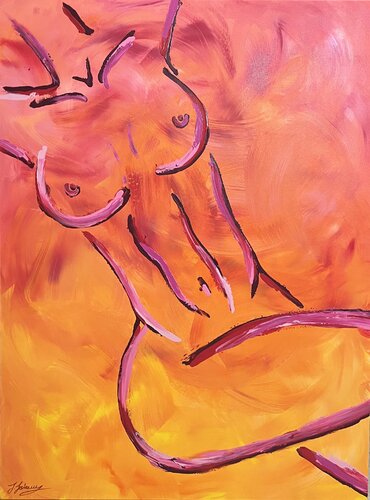 Summer di Julia Johannvordersielhorst, Pittura in vendita su Singulart
