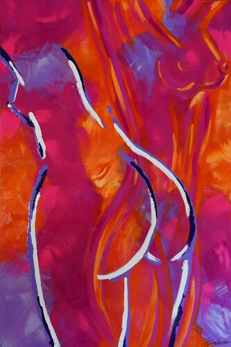 Gentle Love di Julia Johannvordersielhorst, Pittura in vendita su Singulart