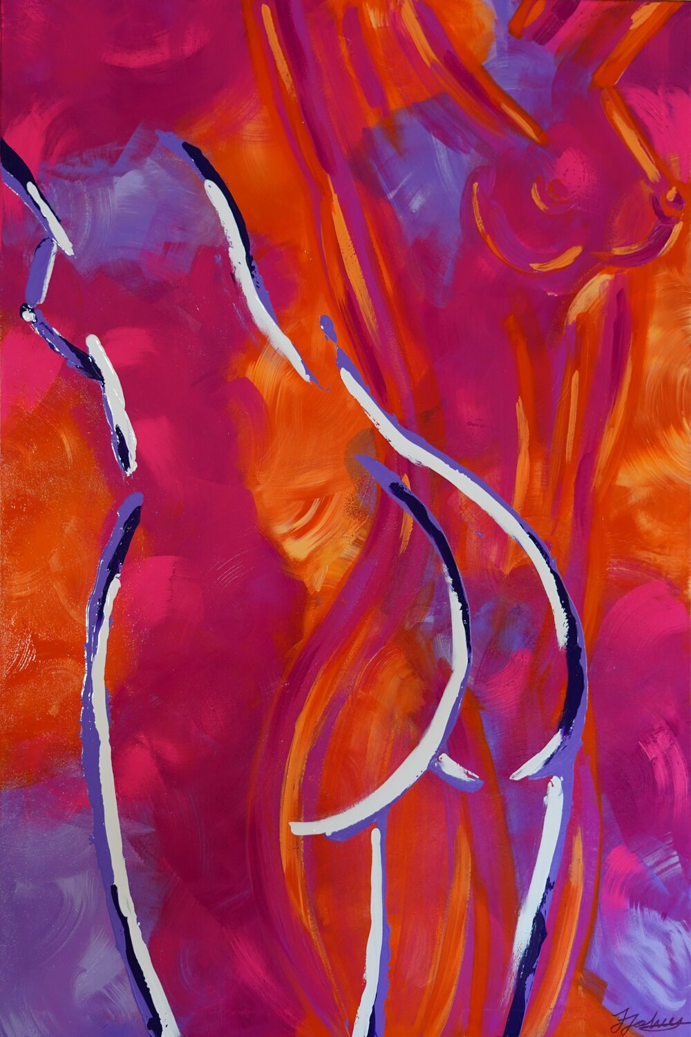 Gentle Love Julia Johannvordersielhorst Peinture originale à vendre
