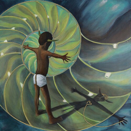 Threshold IV: Mastering the Curve di Alura, Pittura in vendita su Singulart