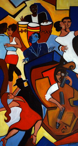 The Salsa di Valerie Vescovi, Pittura in vendita su Singulart