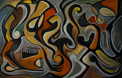 Labyrinth di Valerie Vescovi, Pittura in vendita su Singulart