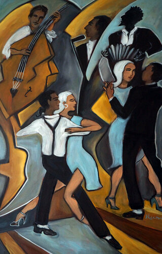 Cool Tango 2 di Valerie Vescovi, Pittura in vendita su Singulart