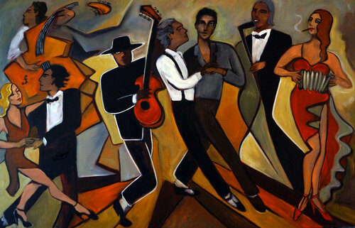 El Hermoso Lío di Valerie Vescovi, Pittura in vendita su Singulart