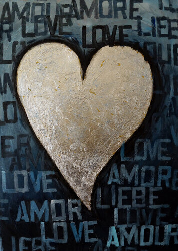 'LOVE' van Valerie Vescovi, Schilderij te koop op Singulart
