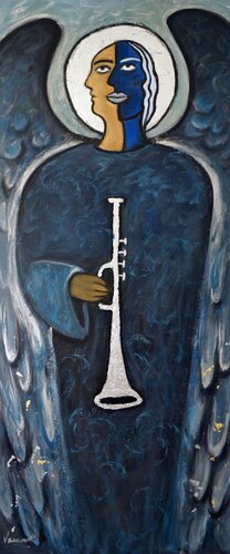 St. Gabe von Valerie Vescovi, Malerei kaufen auf Singulart