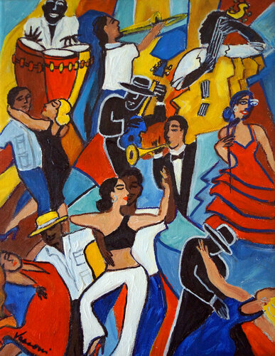 Wild Salsa di Valerie Vescovi, Pittura in vendita su Singulart