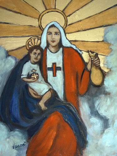 Our Lady of Ransom von Valerie Vescovi, Malerei kaufen auf Singulart