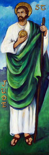 St. Jude von Valerie Vescovi, Malerei kaufen auf Singulart