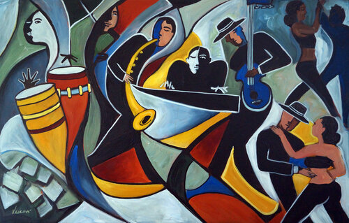 Le Pianiste di Valerie Vescovi, Pittura in vendita su Singulart