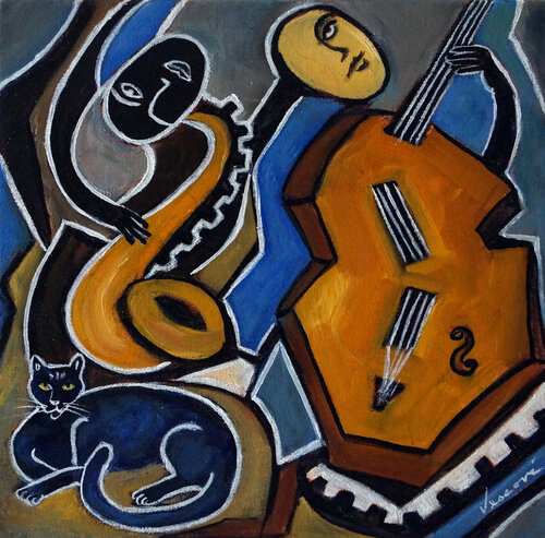 Just Jazz 2 di Valerie Vescovi, Pittura in vendita su Singulart