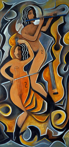FEMMES di Valerie Vescovi, Pittura in vendita su Singulart