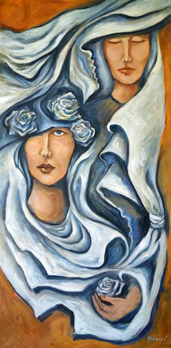 Nuances de Paix par Valerie Vescovi, Peinture en vente sur Singulart