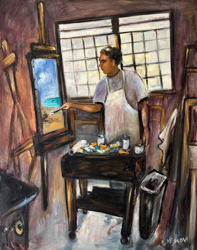 The Painter di Valerie Vescovi, Pittura in vendita su Singulart