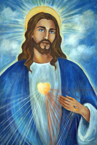 Divina Misericordia by Valerie Vescovi, Painting for Sale on Singulart