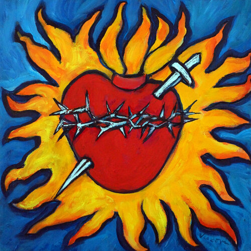 Immaculate Heart de Valerie Vescovi, Pintura a la venta en Singulart