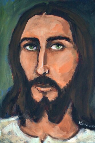 JESUS di Valerie Vescovi, Pittura in vendita su Singulart