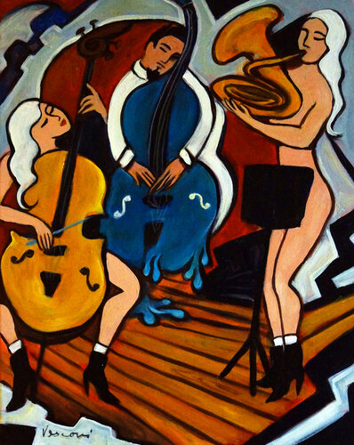 Melting Jazz 2 di Valerie Vescovi, Pittura in vendita su Singulart