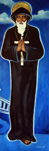 St. Charbel di Valerie Vescovi, Pittura in vendita su Singulart