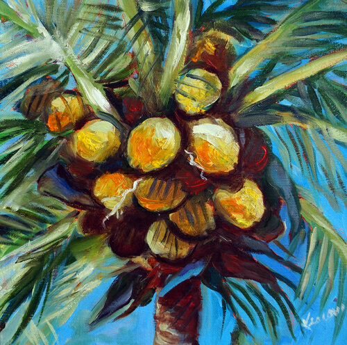 Coconuts 2 by Valerie Vescovi, 회화 for Sale on Singulart