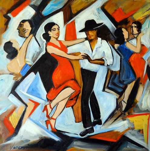 The Tango di Valerie Vescovi, Pittura in vendita su Singulart