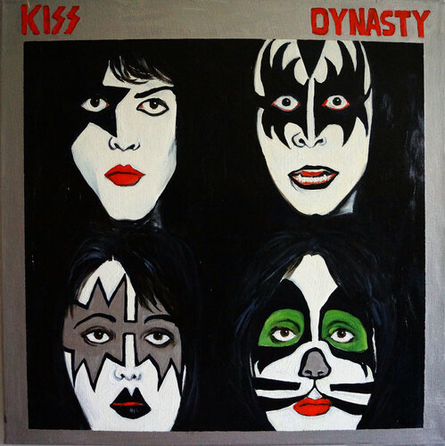 Kiss Dynasty by Valerie Vescovi, 油畫 for Sale on Singulart