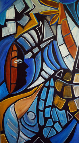 Angoisse Pandemique di Valerie Vescovi, Pittura in vendita su Singulart