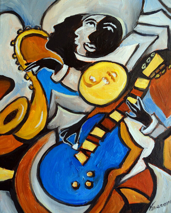 Blue Guitar 3 Valerie Vescovi