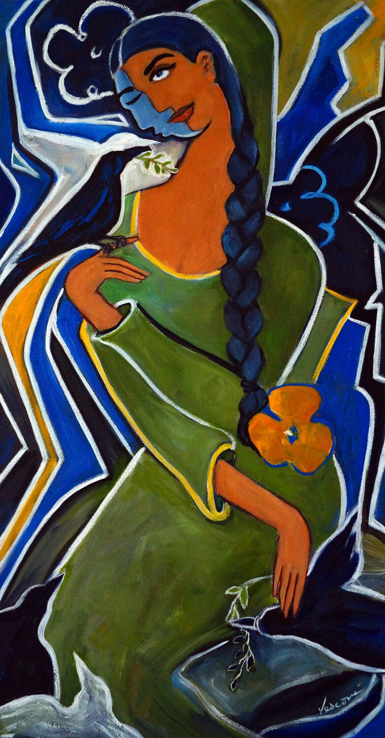 Fleurs et Oiseaux Valerie Vescovi