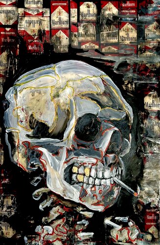 Marlboro Living by Jacek Lazuka, Painting for Sale on Singulart