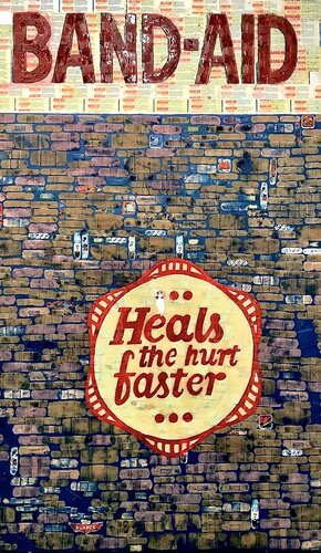 Band-Aid by Jacek Lazuka, Painting for Sale on Singulart