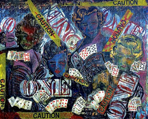 My Four Marilyn’s by Jacek Lazuka, Painting for Sale on Singulart