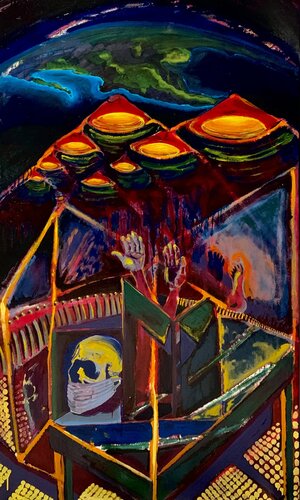 Untitled by Jacek Lazuka, Painting for Sale on Singulart