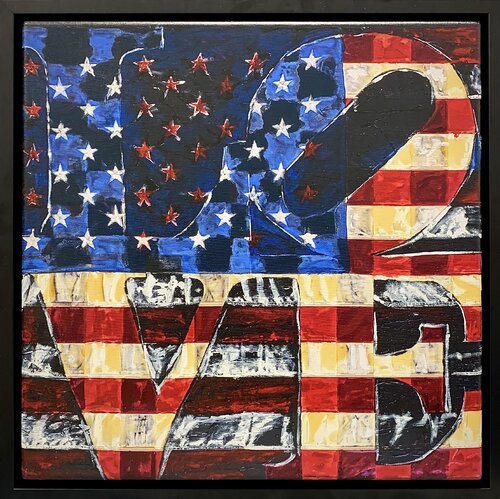 Love America von Jacek Lazuka, Malerei kaufen auf Singulart