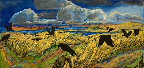A Tribute to Van Gogh by Jacek Lazuka, Painting for Sale on Singulart