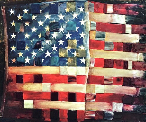 Home America par Jacek Lazuka, Peinture en vente sur Singulart