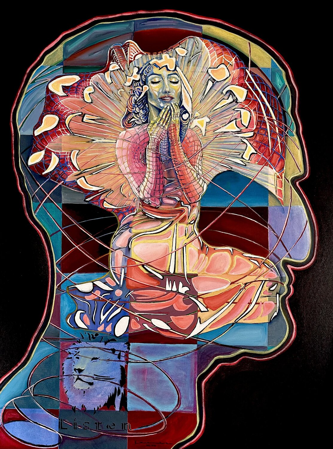 God’s Mind, 12 Jacek Lazuka Peinture originale à vendre