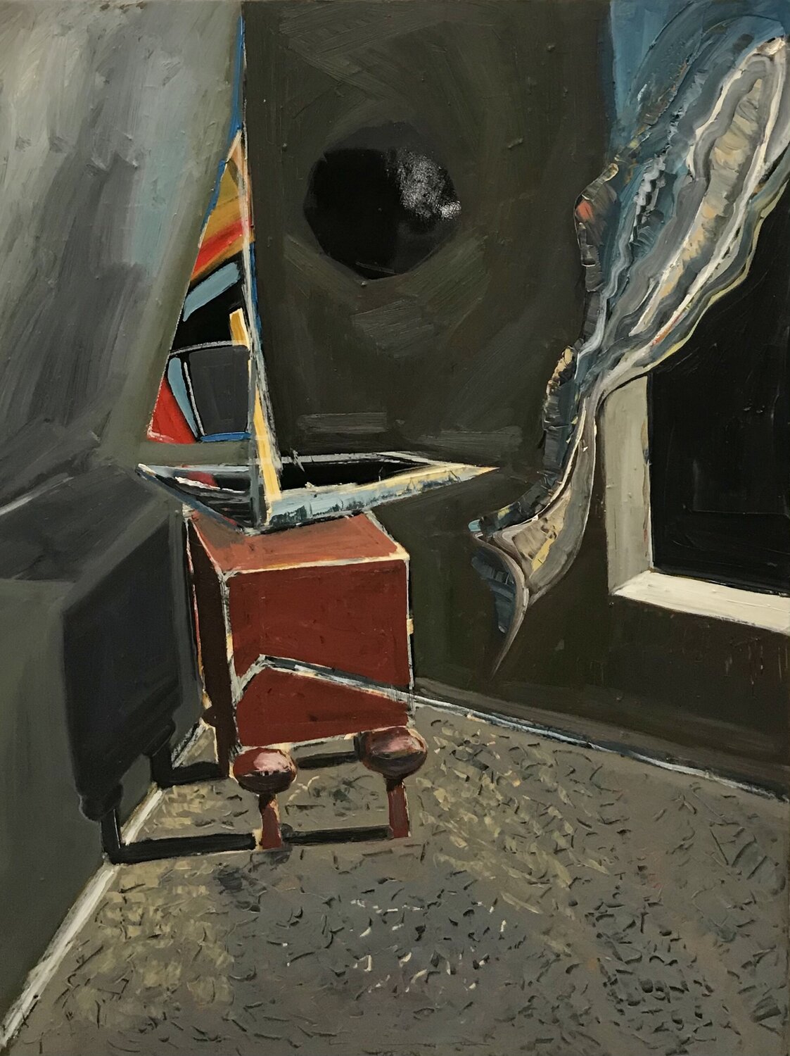 Open Wndow Jacek Lazuka Original painting for sale