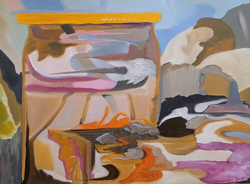 ajorical plateau by randy pratt, Painting for Sale on Singulart