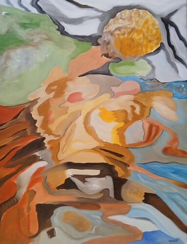 keep a straight face by randy pratt, Painting for Sale on Singulart
