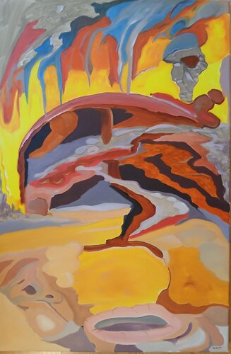 heeled in time par randy pratt, Peinture en vente sur Singulart