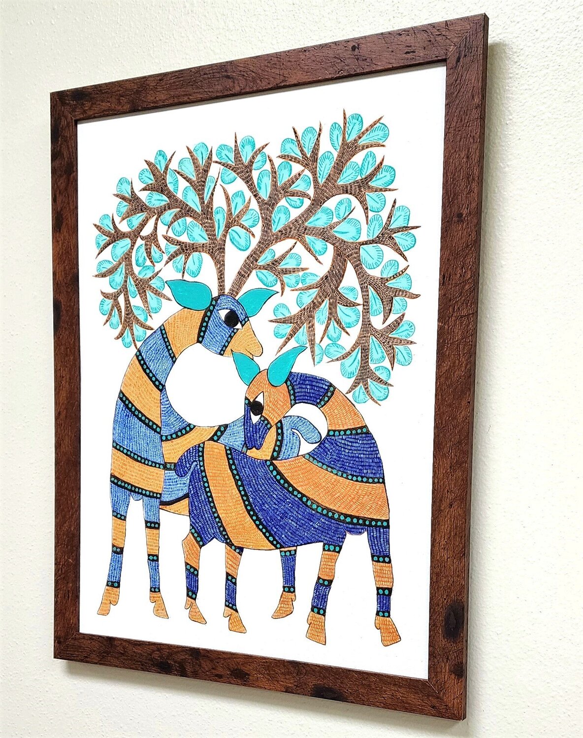 DUO Jyoti Ahuja Tyagi Originalgemälde zu verkaufen