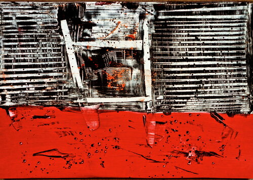 SANTIAGO SIN TITULO 1 by Max Francos, Painting for Sale on Singulart