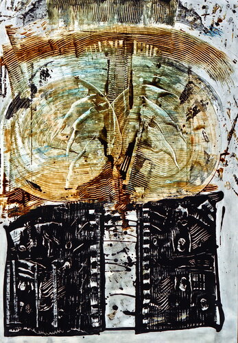 SANTIAGO SIN TITULO 3 by Max Francos, Painting for Sale on Singulart