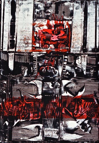 SANTIAGO SIN TITULO 5 by Max Francos, Painting for Sale on Singulart