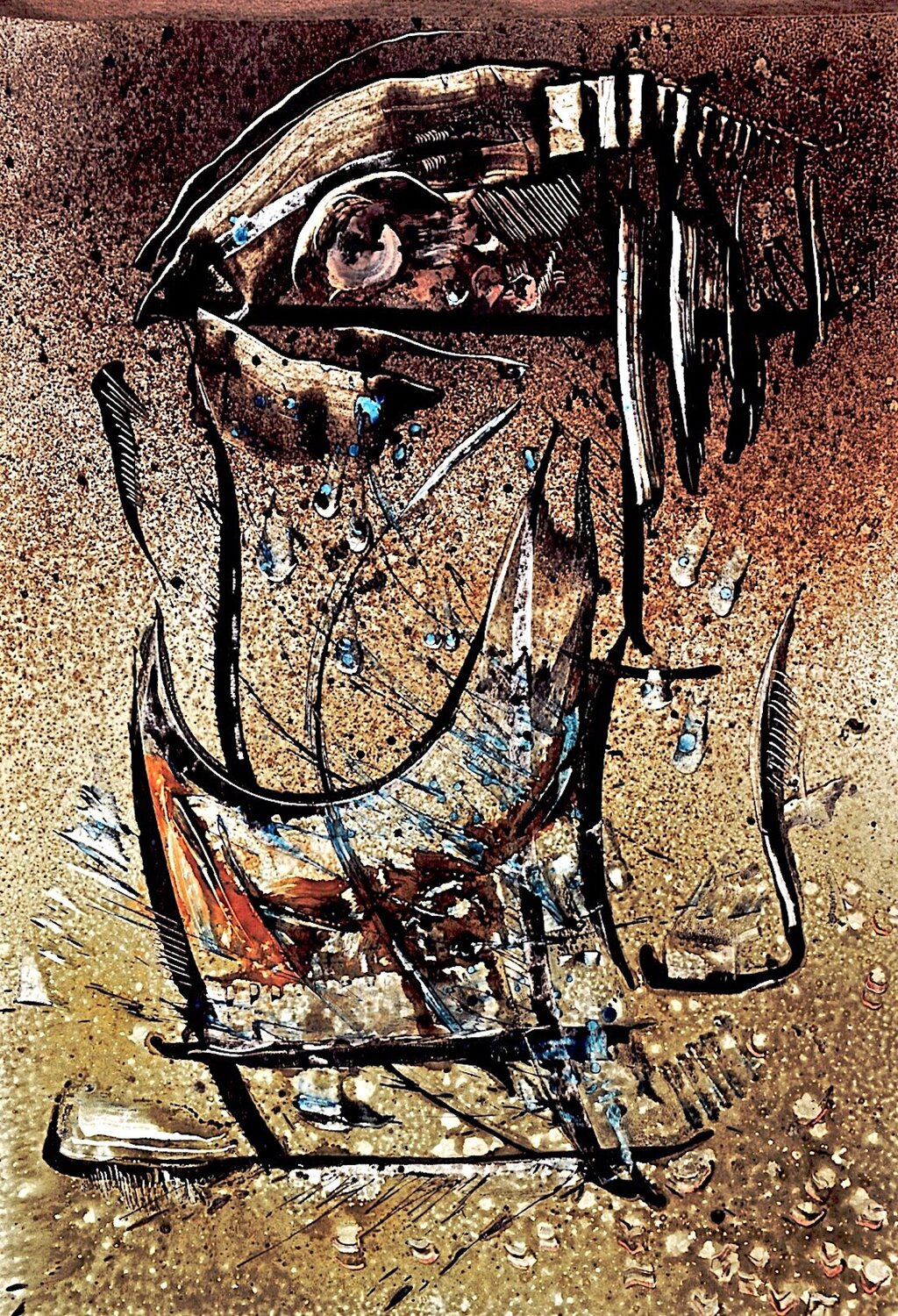 JERBA SIN TITULO 25 Max Francos Original painting for sale